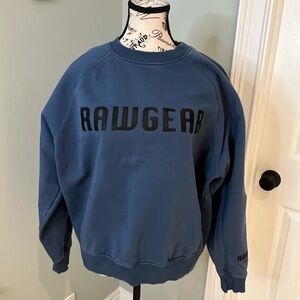 NWOT Rawgear Men’s Blue Crewneck Sweatshirt | Fleece Lined | Size S